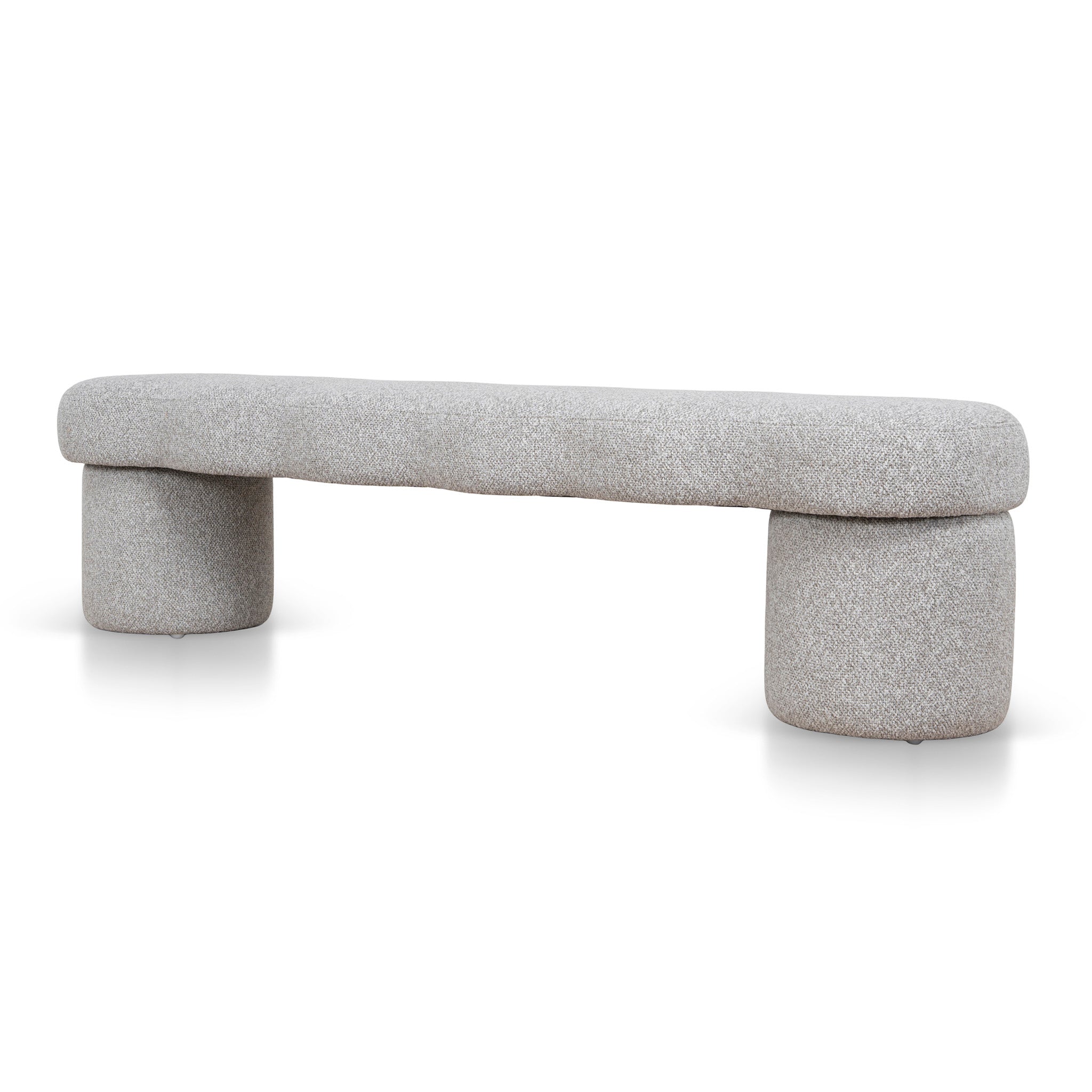 Avalin 1.6m Ottoman Bench - Clay Grey Ottoman Freehold-Core