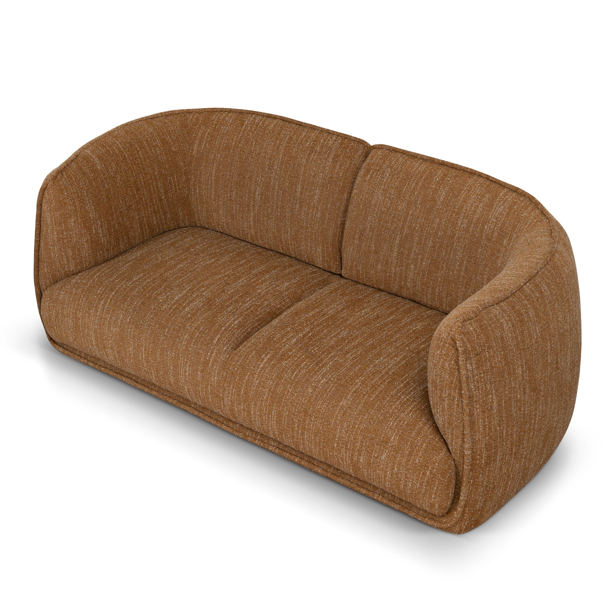 Chapman 2 Seater Fabric Sofa - Ginger Brown K Sofa-Core