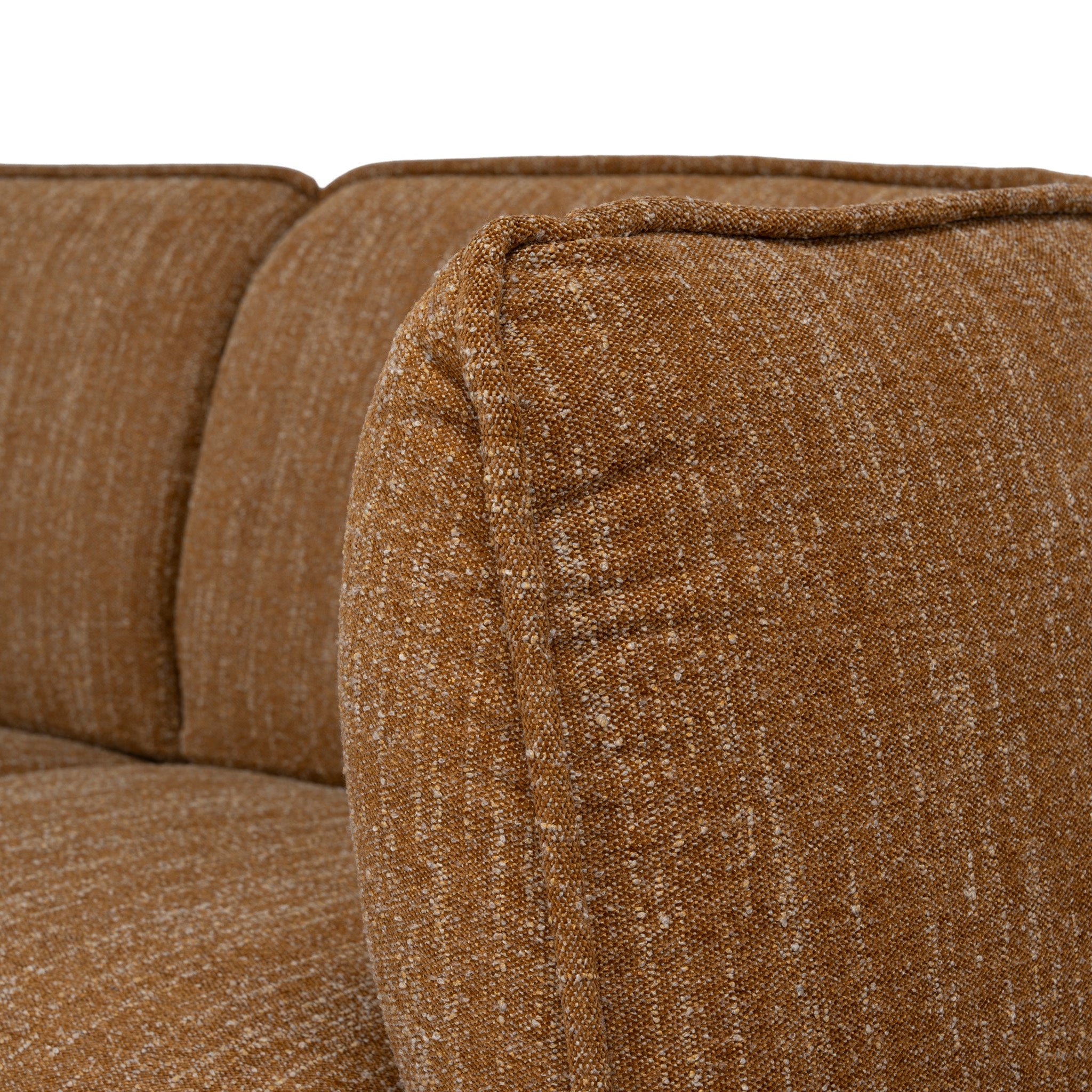 Chapman 2 Seater Fabric Sofa - Ginger Brown K Sofa-Core