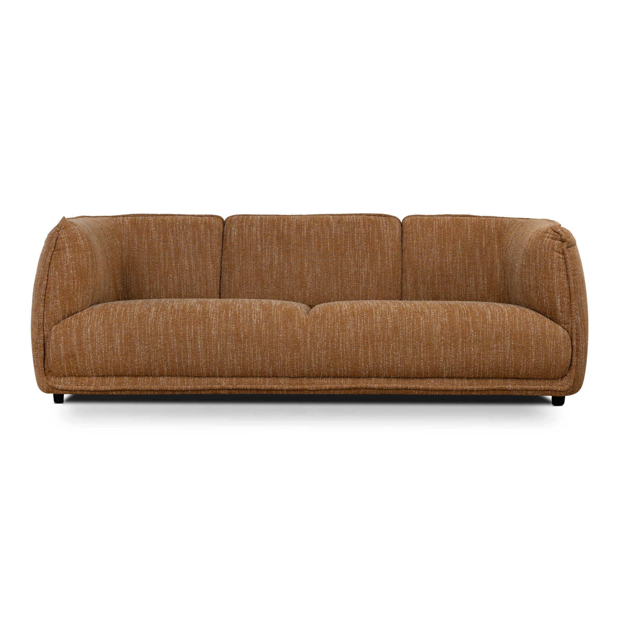 Chapman 3 Seater Fabric Sofa - Ginger Brown K Sofa-Core