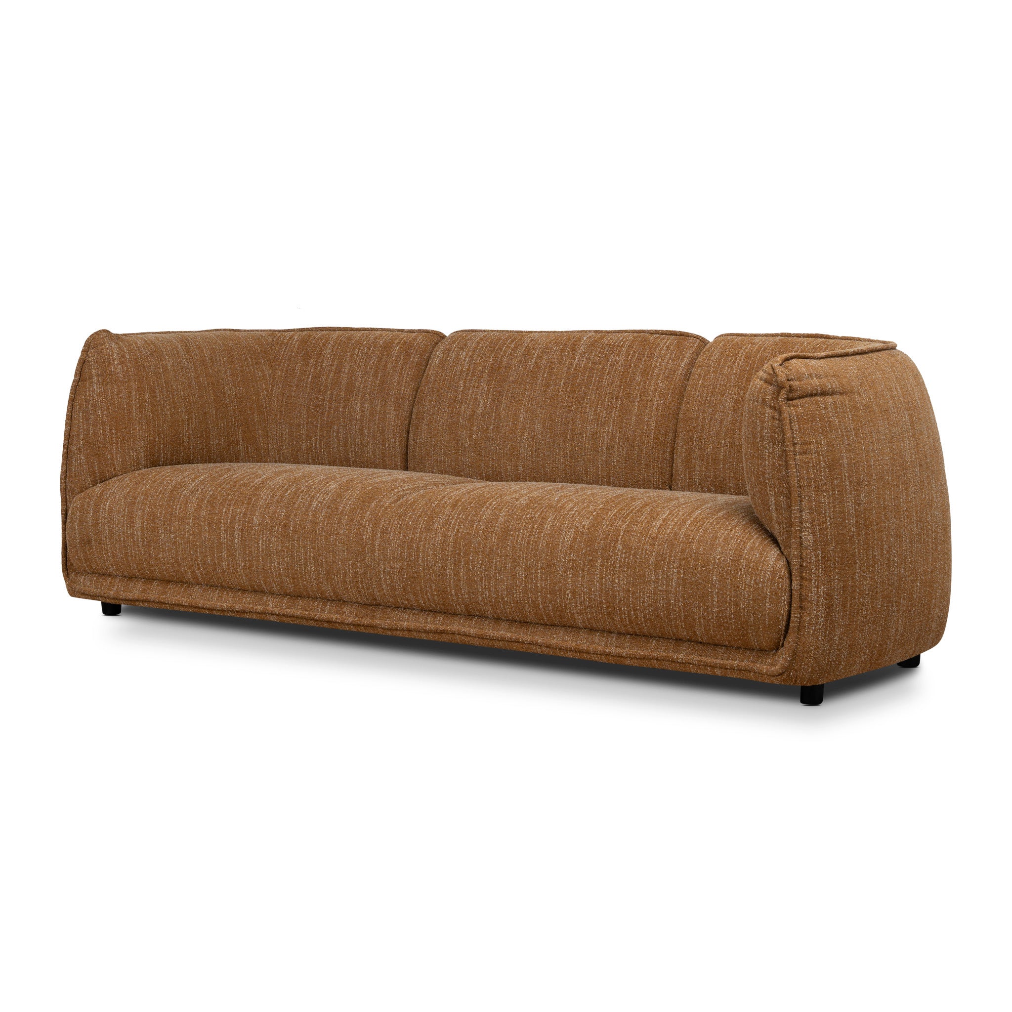 Chapman 3 Seater Fabric Sofa - Ginger Brown K Sofa-Core