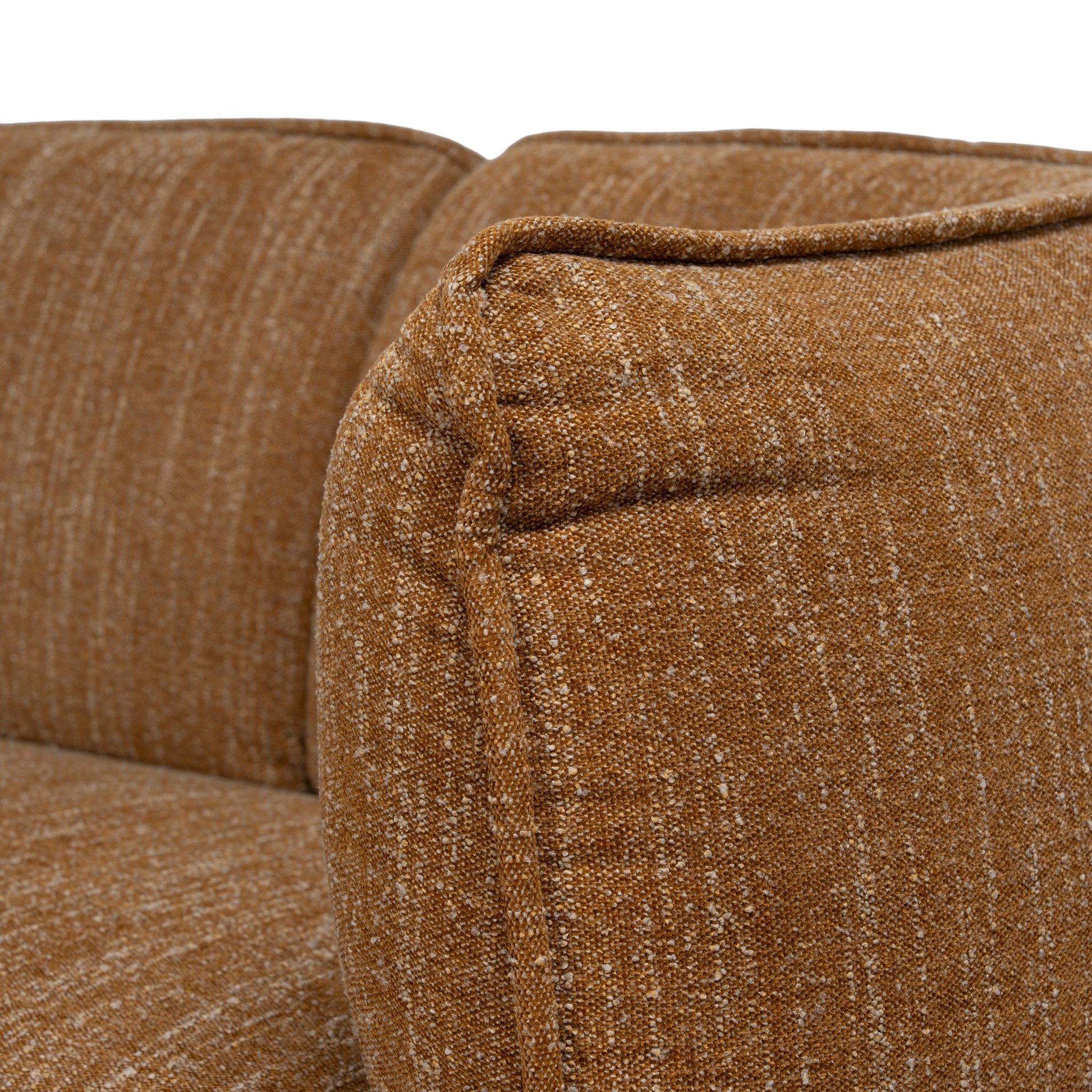 Chapman 3 Seater Fabric Sofa - Ginger Brown K Sofa-Core