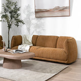 Chapman 3 Seater Fabric Sofa - Ginger Brown sofa K Sofa-Core