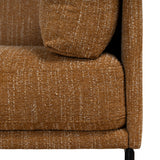 Emilis Fabric Armchair - Ginger Brown