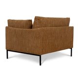 Emilis Fabric Armchair - Ginger Brown