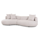 Cosimo Left Chaise Sofa - Verona Ivory Chaise Lounge Diro-Core
