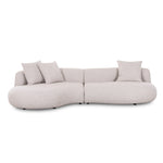 Cosimo Left Chaise Sofa - Verona Ivory Chaise Lounge Diro-Core