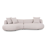 Cosimo Left Chaise Sofa - Verona Ivory Chaise Lounge Diro-Core