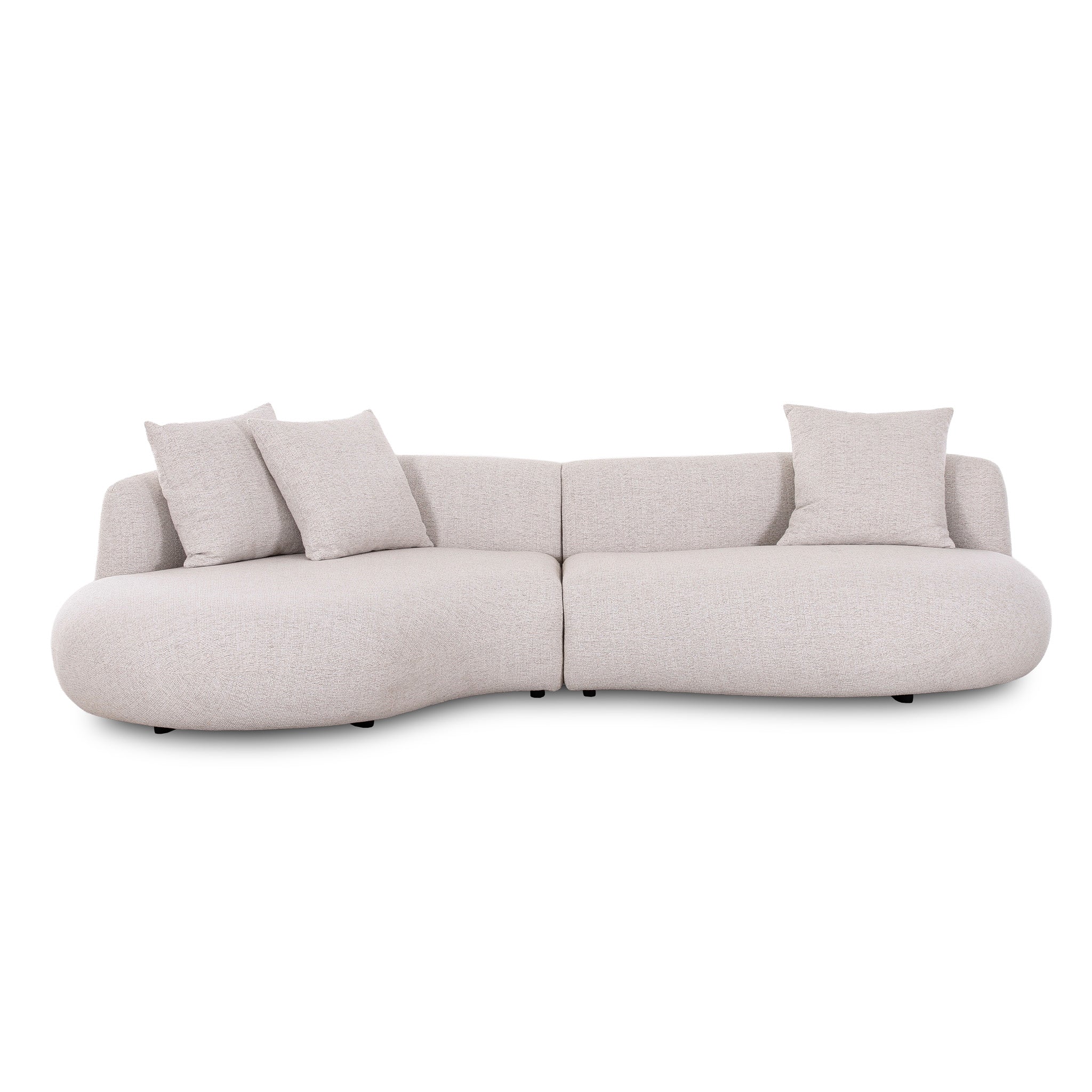 Cosimo Left Chaise Sofa - Verona Ivory Chaise Lounge Diro-Core