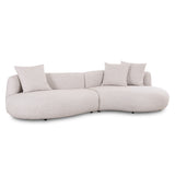 Cosimo Right Chaise Sofa - Verona Ivory Chaise Lounge Diro-Core