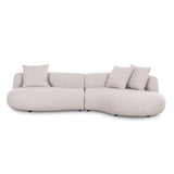 Cosimo Right Chaise Sofa - Verona Ivory Chaise Lounge Diro-Core