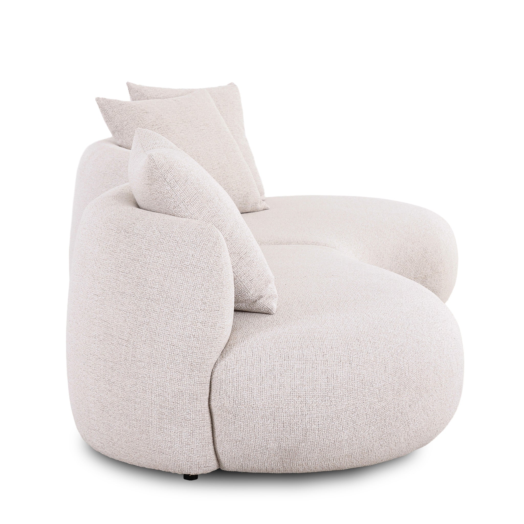 Cosimo Right Chaise Sofa - Verona Ivory Chaise Lounge Diro-Core