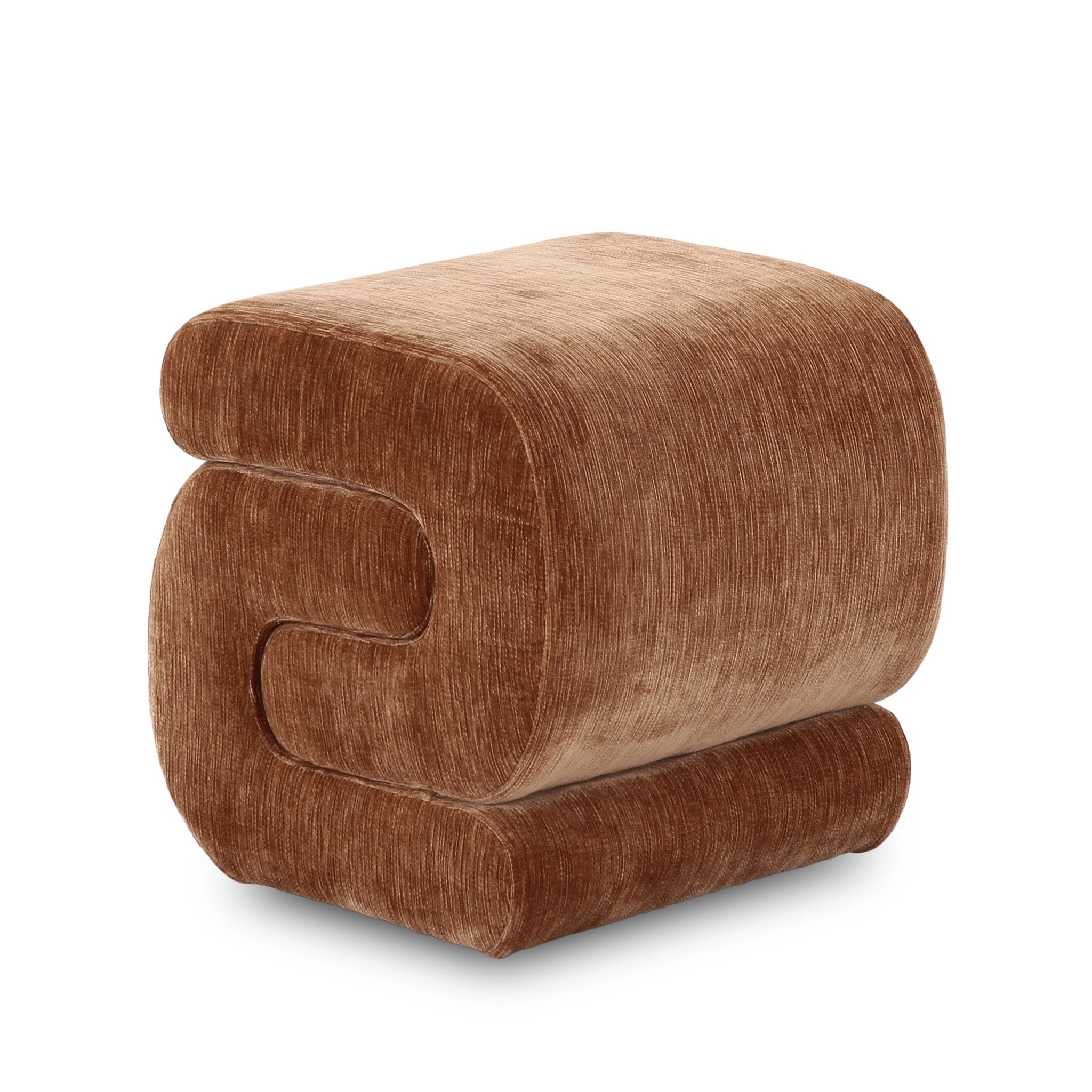 Kuno 46cm Ottoman - Blink Terracotta Ottoman Diro-Core