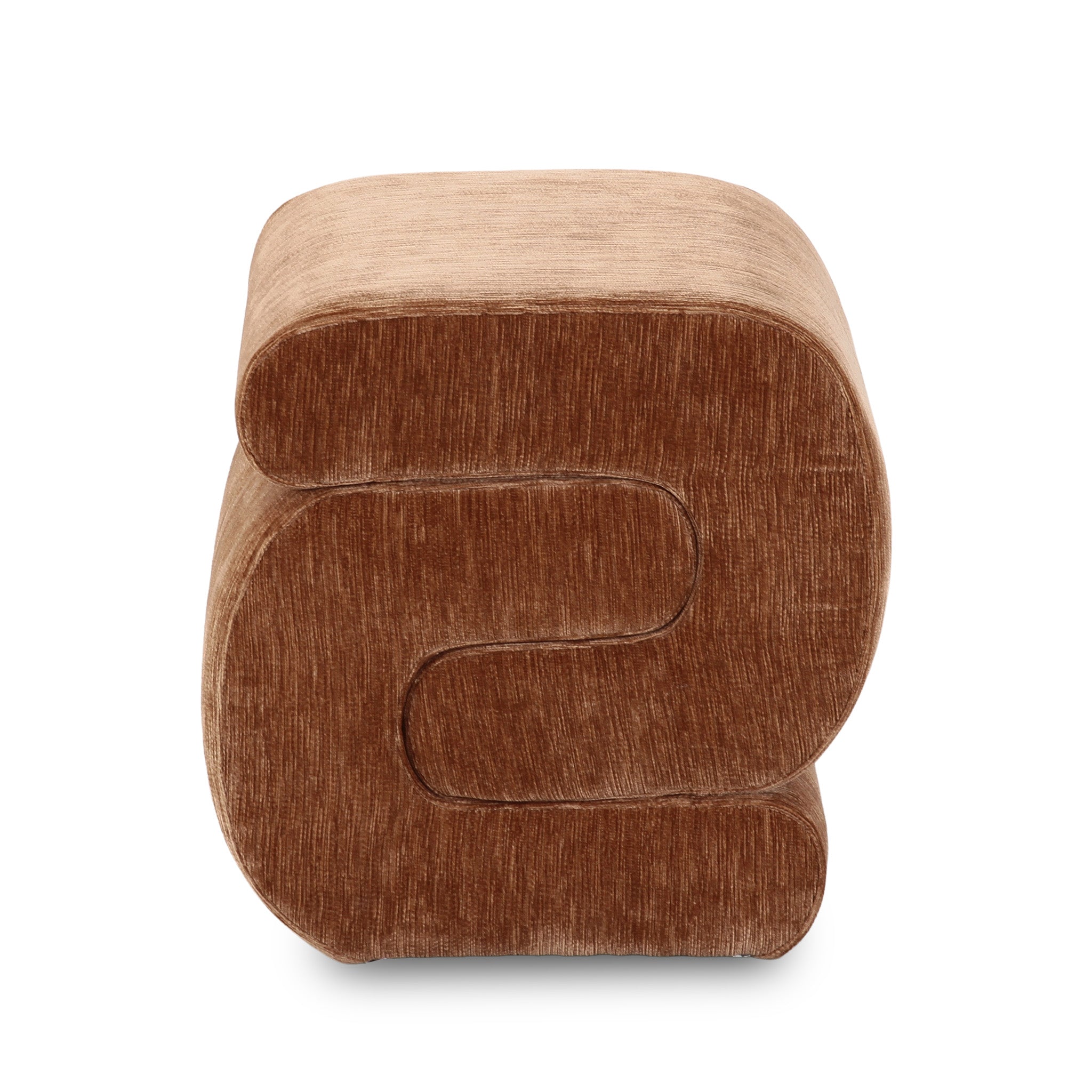 Kuno 46cm Ottoman - Blink Terracotta Ottoman Diro-Core