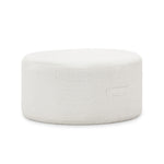 Mavelle 70cm Round Ottoman - Boucle Cream Ottoman Eastern-Local