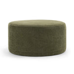 Mavelle 70cm Round Ottoman - Wattle Green Ottoman Eastern-Local