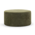Mavelle 70cm Round Ottoman - Wattle Green Ottoman Eastern-Local