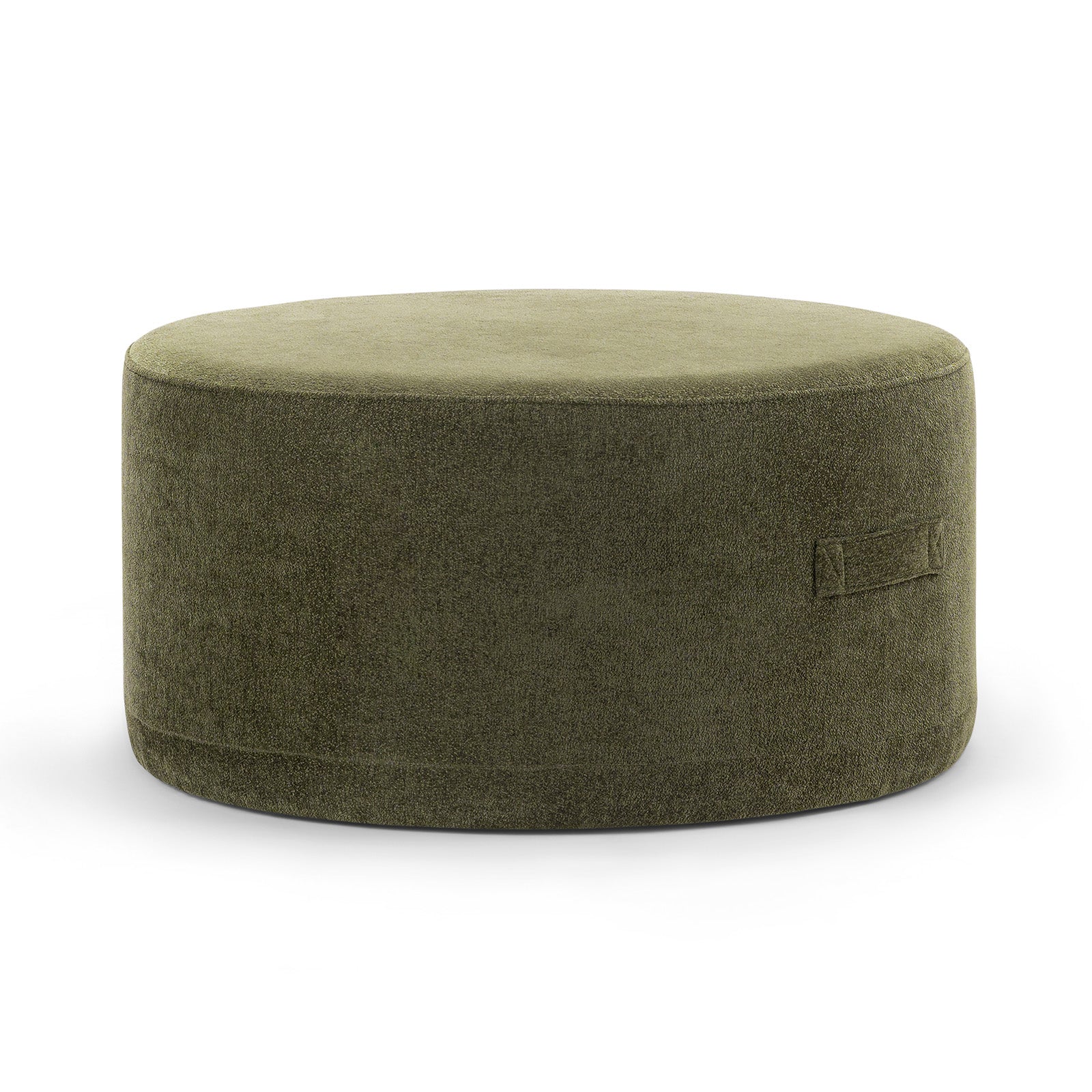 Mavelle 70cm Round Ottoman - Wattle Green Ottoman Eastern-Local