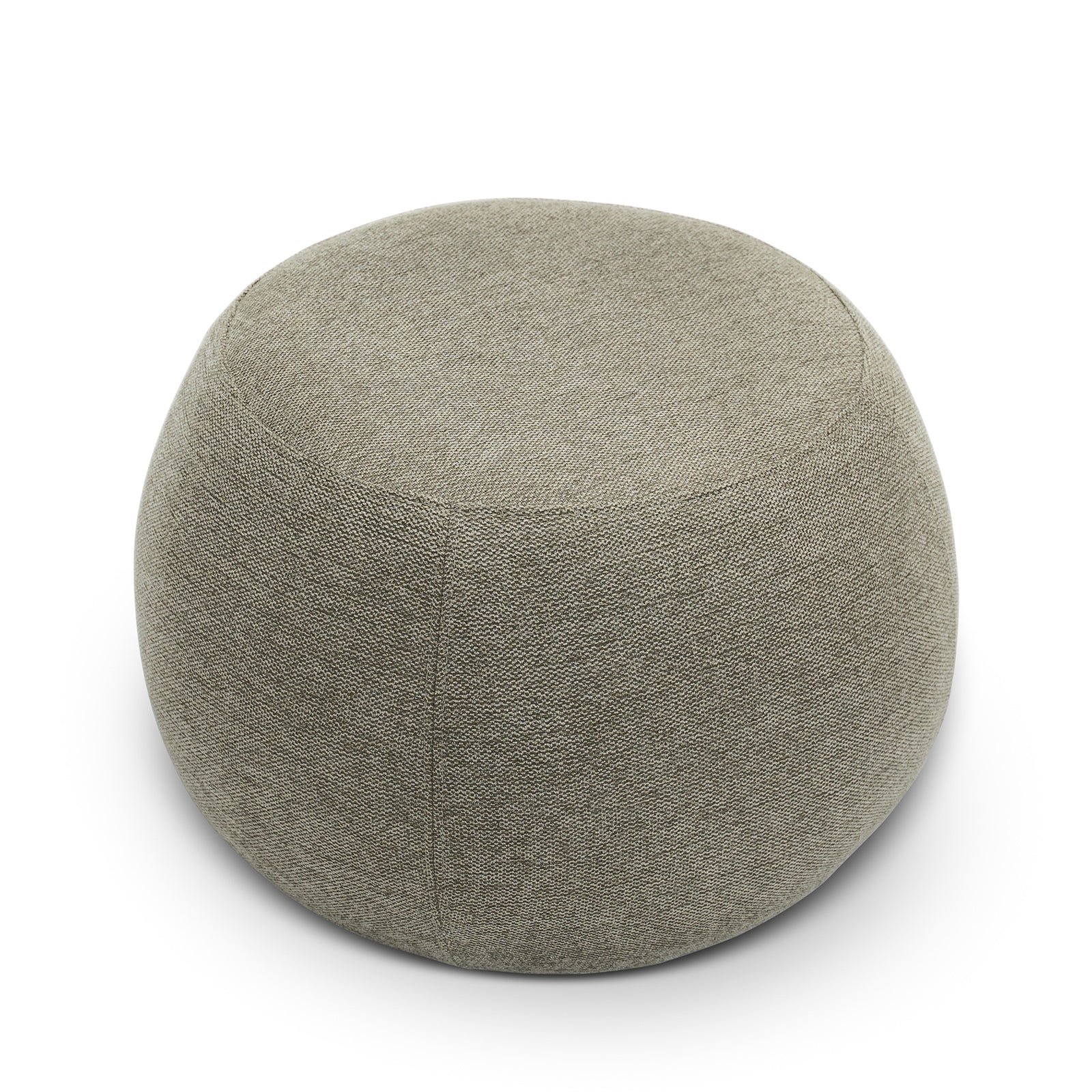 Raven 50cm Round Ottoman - Light Moss Ottoman Eastern-Local
