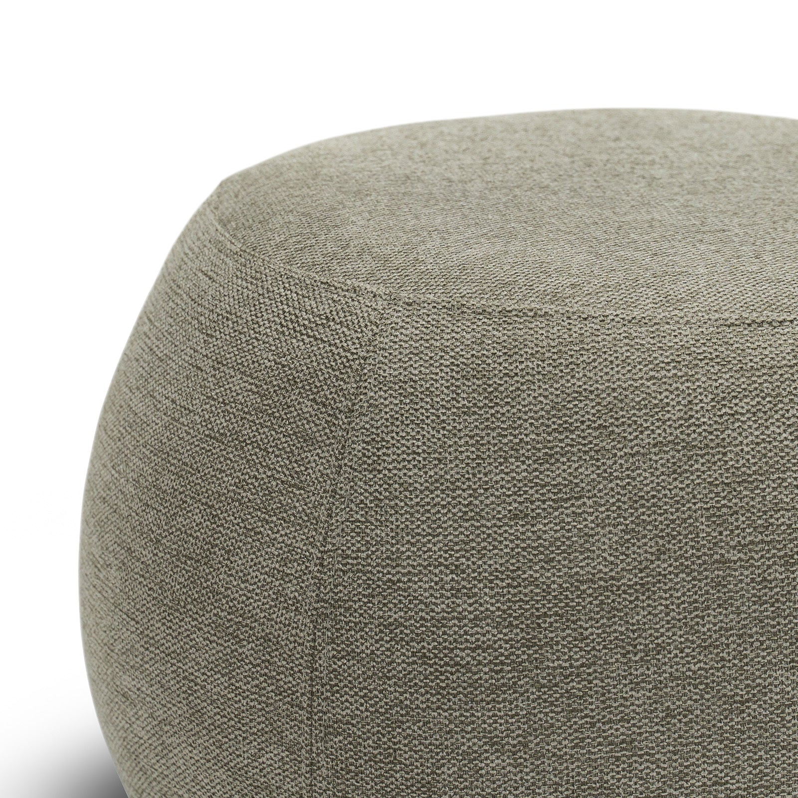 Raven 50cm Round Ottoman - Light Moss Ottoman Eastern-Local