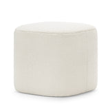 Kelsa 41cm Square Ottoman - Bouclé Cream Ottoman Eastern-Local