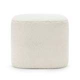 Kelsa 41cm Square Ottoman - Bouclé Cream Ottoman Eastern-Local