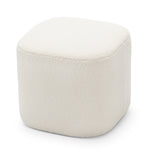 Kelsa 41cm Square Ottoman - Bouclé Cream Ottoman Eastern-Local