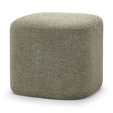 Kelsa 41cm Square Ottoman - Moss Green Ottoman Eastern-Local