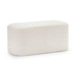 Kelsa 81cm Ottoman Bench - Bouclé Cream Ottoman Eastern-Local