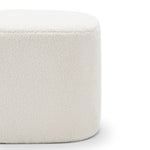 Kelsa 81cm Ottoman Bench - Bouclé Cream Ottoman Eastern-Local