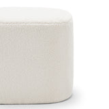 Kelsa 81cm Ottoman Bench - Bouclé Cream Ottoman Eastern-Local