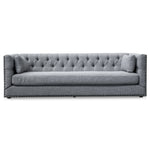 Aurea 3 Seater Fabric Sofa - Graphite Grey Casa-Core