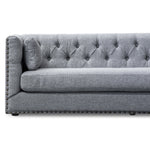 Aurea 3 Seater Fabric Sofa - Graphite Grey Casa-Core