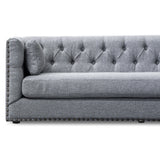 Aurea 3 Seater Fabric Sofa - Graphite Grey Casa-Core