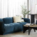 Dane 3 Seater Fabric Sofa - Dusty Blue