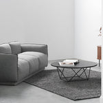Dane 3 Seater Fabric Sofa - Graphite Grey