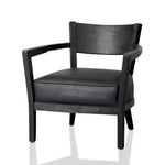 Wendell Leather Armchair - Full Black