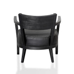 Wendell Leather Armchair - Full Black - Last One Armchair Chic-Core
