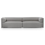 Mullen 4 Seater Fabric Sofa - Grey Sofa Casa-Core   