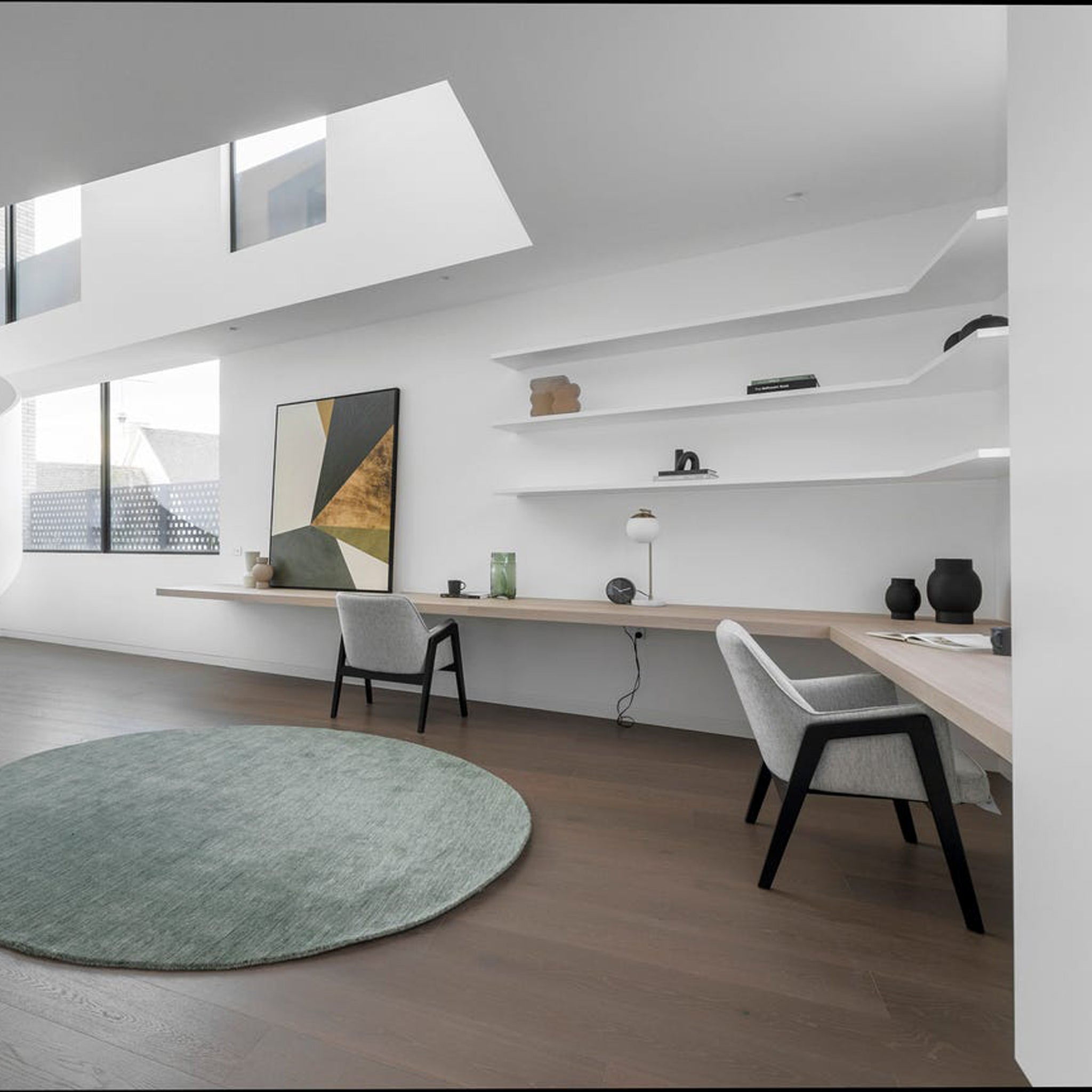 Trent Fabric Lounge Chair - Silver Grey Lounge Chair Swady-Core