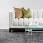 Ex Display - Judith 3 Seater Sofa - Light Grey Boucle Sofa Casa-Core