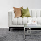 Ex Display - Judith 3 Seater Sofa - Light Grey Boucle Sofa Casa-Core