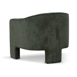 Ex Display - Jerrod Fabric Armchair - Olive Green Armchair Casa-Core   