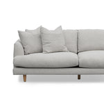 Della Right Return Modular Fabric Sofa - Sterling Sand