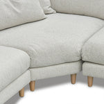 Della Right Return Modular Fabric Sofa - Sterling Sand