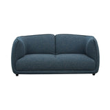 Ex Display - Chapman 2 Seater Fabric Sofa - Dark Blue Sofa K Sofa-Core