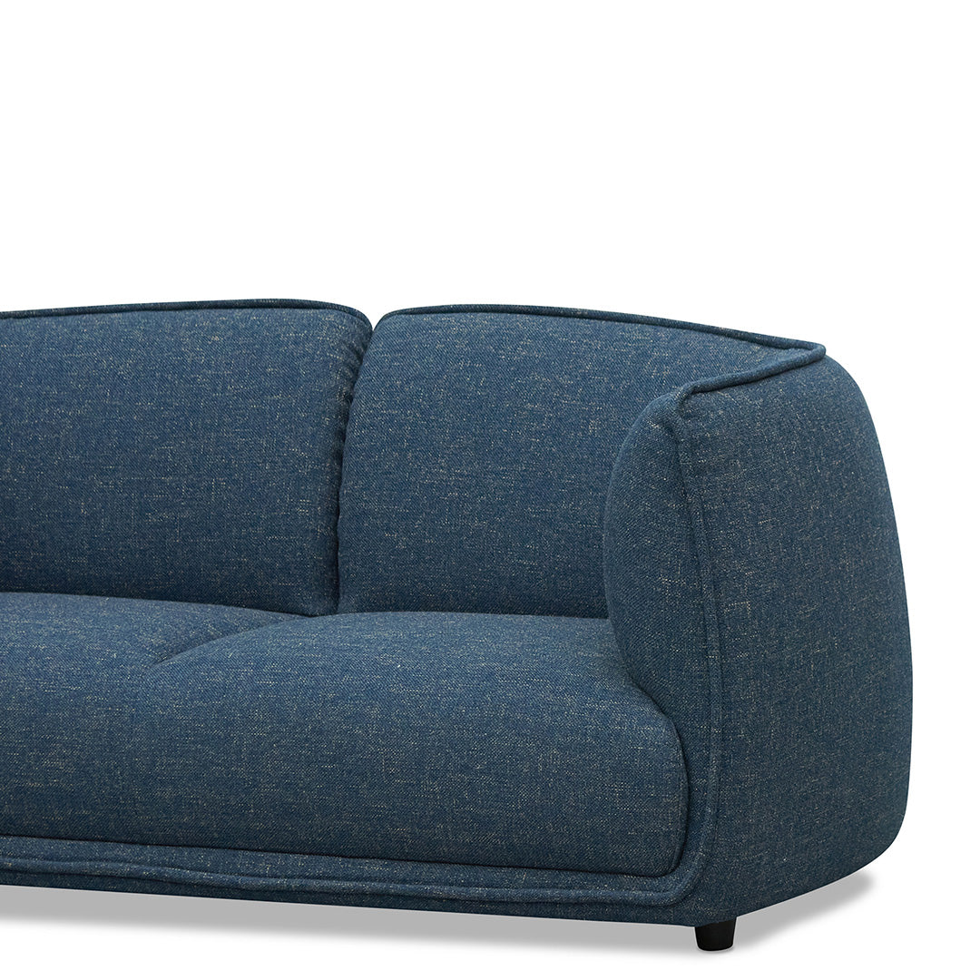 Ex Display - Chapman 2 Seater Fabric Sofa - Dark Blue Sofa K Sofa-Core