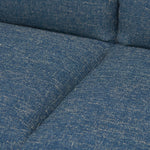 Ex Display - Chapman 2 Seater Fabric Sofa - Dark Blue Sofa K Sofa-Core
