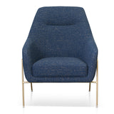 Noah Fabric Armchair - Dark Blue Armchair K Sofa-Core   