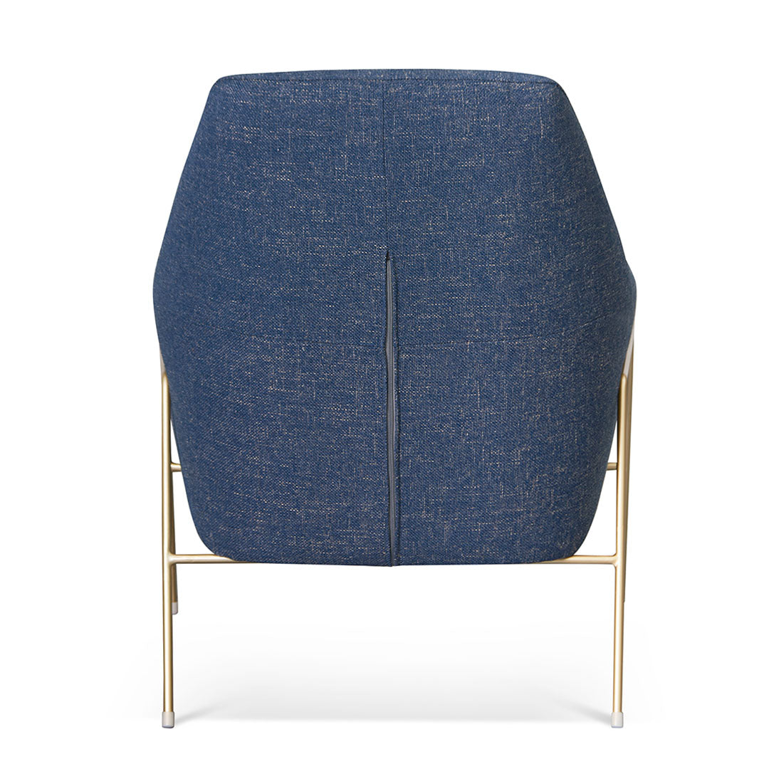 Noah Fabric Armchair - Dark Blue Armchair K Sofa-Core   